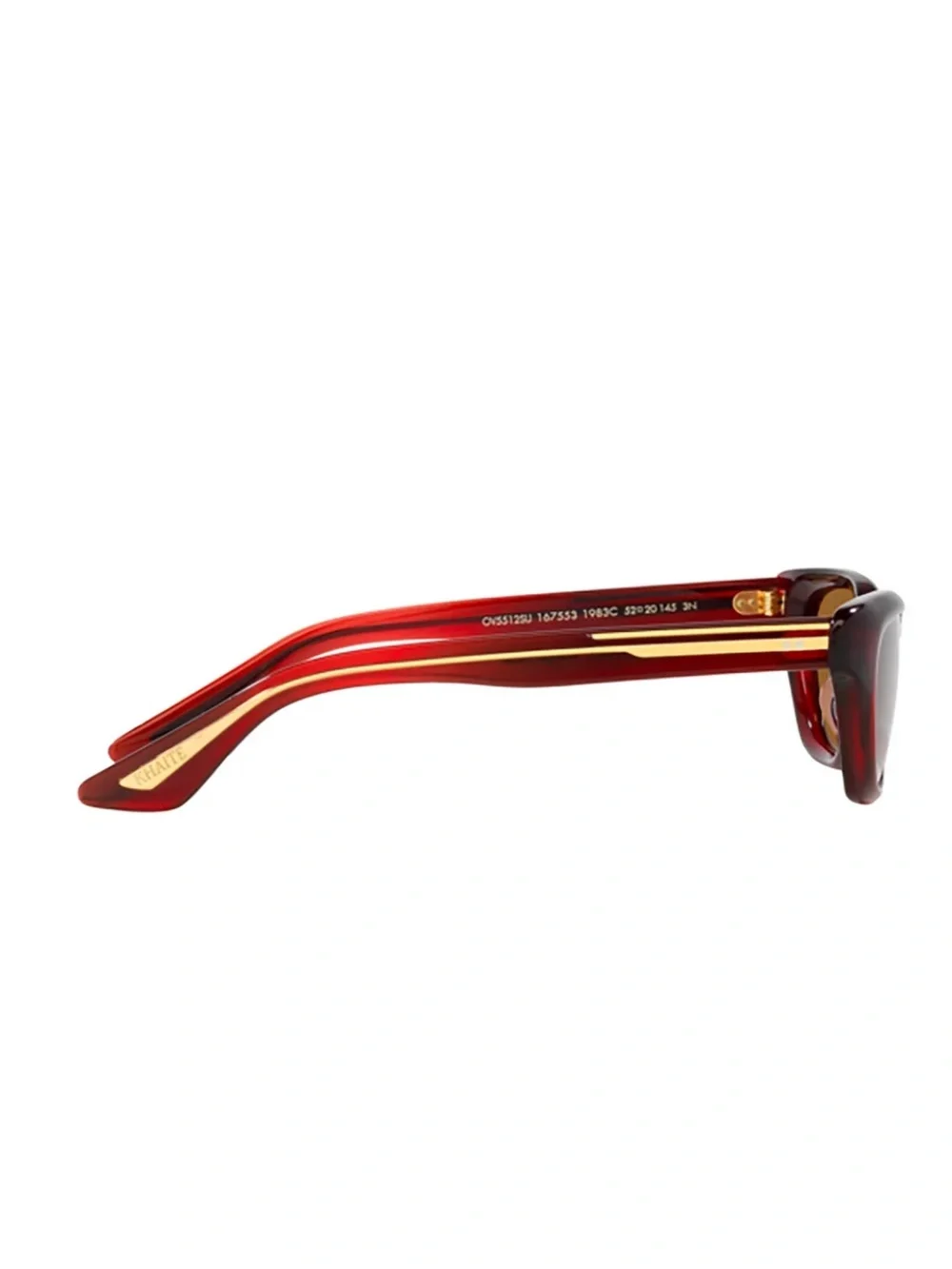 KHAITE X OLIVER PEOPLES red sunglasses